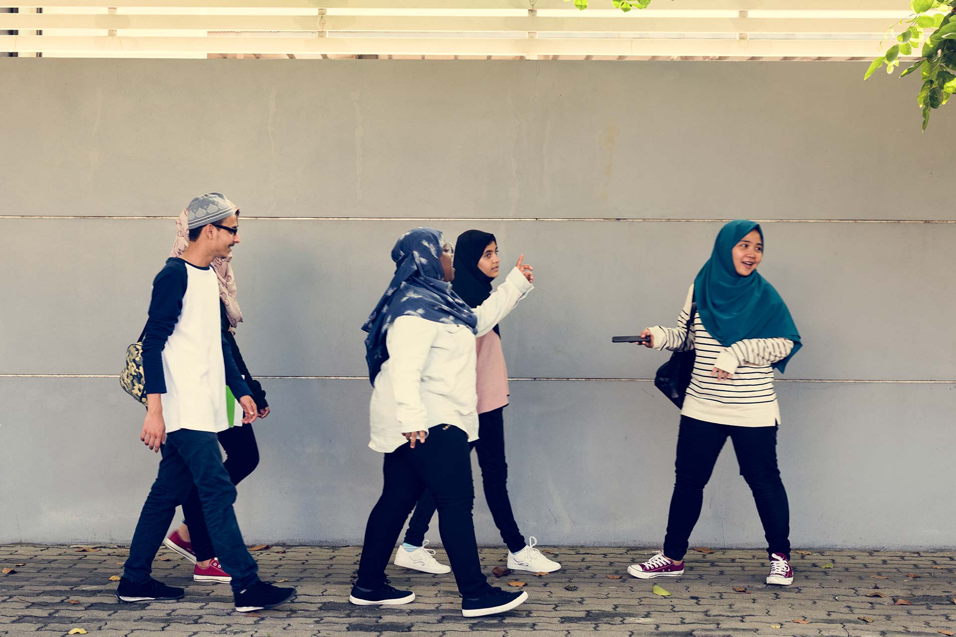 Students learning Quran